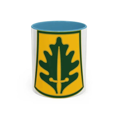333 Military Police Brigade (U.S. Army) Accent Coffee Mug 11oz Light Blue - Go Mug Yourself