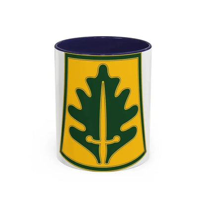 333 Military Police Brigade (U.S. Army) Accent Coffee Mug 11oz Navy - Go Mug Yourself