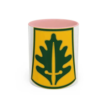 333 Military Police Brigade (U.S. Army) Accent Coffee Mug 11oz Pink - Go Mug Yourself