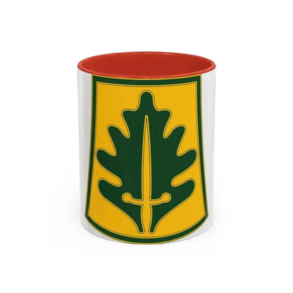 333 Military Police Brigade (U.S. Army) Accent Coffee Mug 11oz Red - Go Mug Yourself