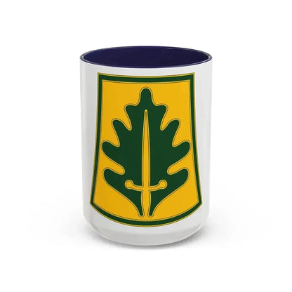 333 Military Police Brigade (U.S. Army) Accent Coffee Mug 15oz Navy - Go Mug Yourself