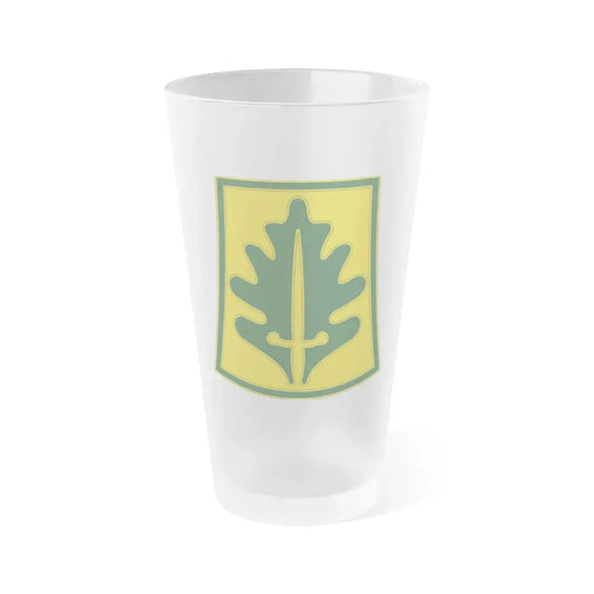 333 Military Police Brigade (U.S. Army) Frosted Pint Glass 16oz Default Title - Go Mug Yourself