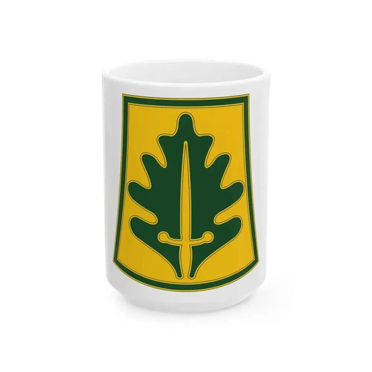 333 Military Police Brigade (U.S. Army) White Coffee Mug 15oz - Go Mug Yourself