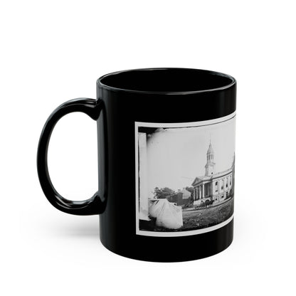 Warrenton, Va. Courthouse (U.S. Civil War) Black Coffee Mug