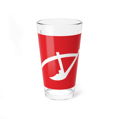 Plough Flag (China) Pint Glass 16oz