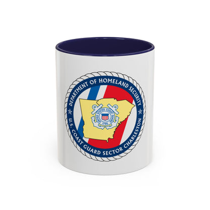 USCG Sector Charleston   DHS (U.S. Coast Guard) Accent Coffee Mug
