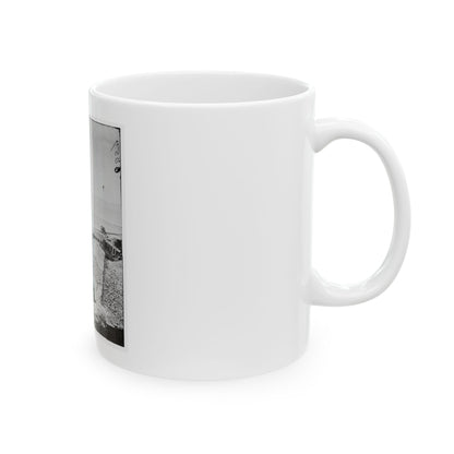 Charleston, S.C. Parapet Of Fort Sumter Looking Toward Morris Island (U.S. Civil War) White Coffee Mug