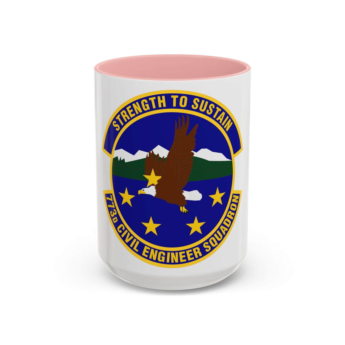 773 Civil Engineer Squadron PACAF (U.S. Air Force) Accent Coffee Mug