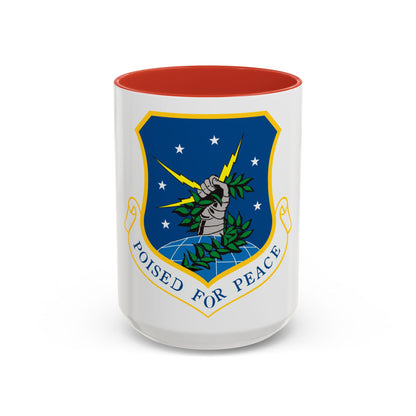 91st Space Wing (U.S. Air Force) Accent Coffee Mug