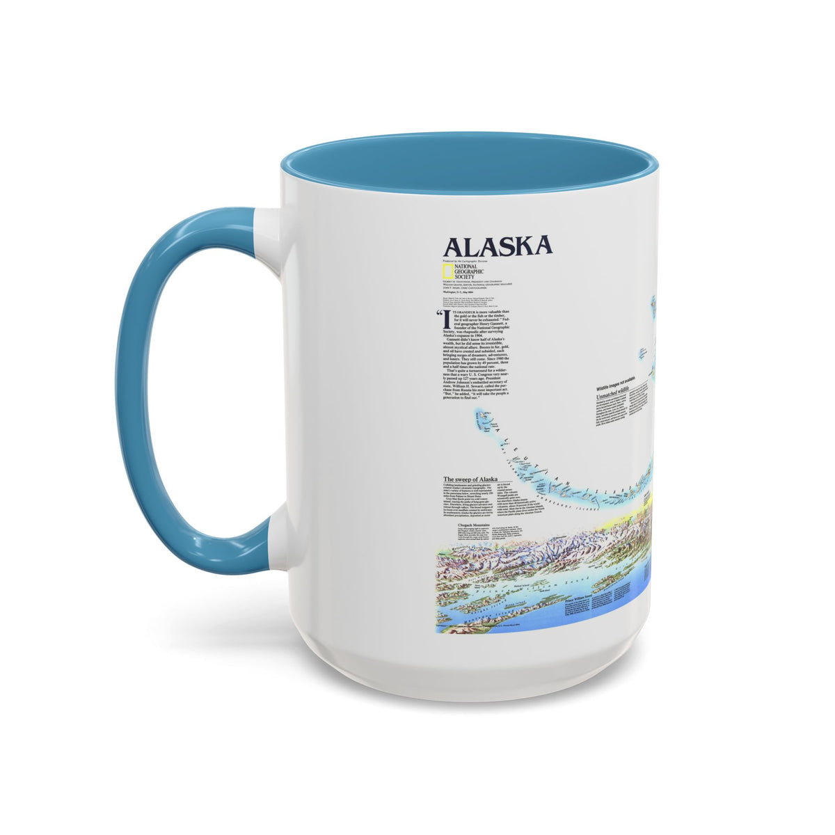 Alaska 2 (1994) (Map) Accent Coffee Mug