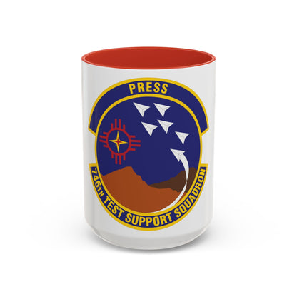 746th Test Support Squadron (U.S. Air Force) Accent Coffee Mug