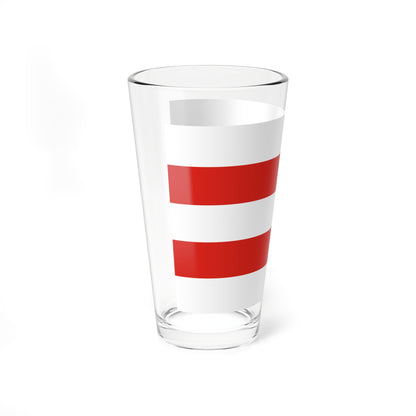 Flag of Nagyszalonta 1941 (Hungary) Pint Glass 16oz