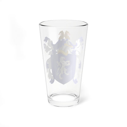 Coat of Arms of William Augustus Atlee (United States) (Coat of Arms) Pint Glass 16oz