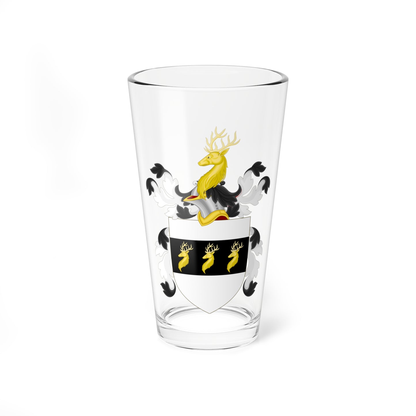 Coat of Arms of William Bradford (United States) (Coat of Arms) Pint Glass 16oz