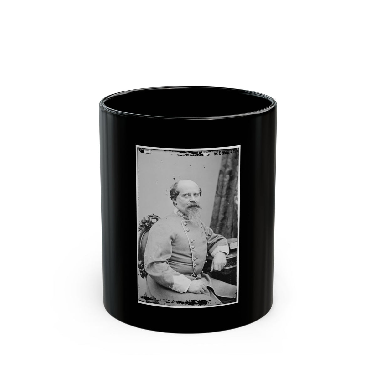 Brig. Gen. B.H. Robertson (U.S. Civil War) Black Coffee Mug