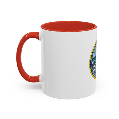 USCGS Columbia River (U.S. Coast Guard) Accent Coffee Mug