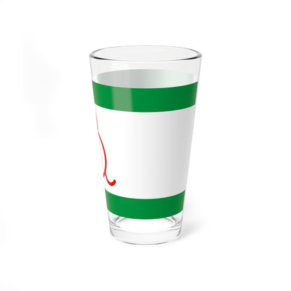 Flag of Ingushetia 1994 (Russia) Pint Glass 16oz