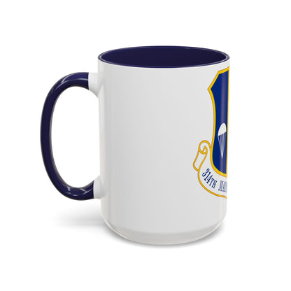 314 Maintenance Group AETC (U.S. Air Force) Accent Coffee Mug