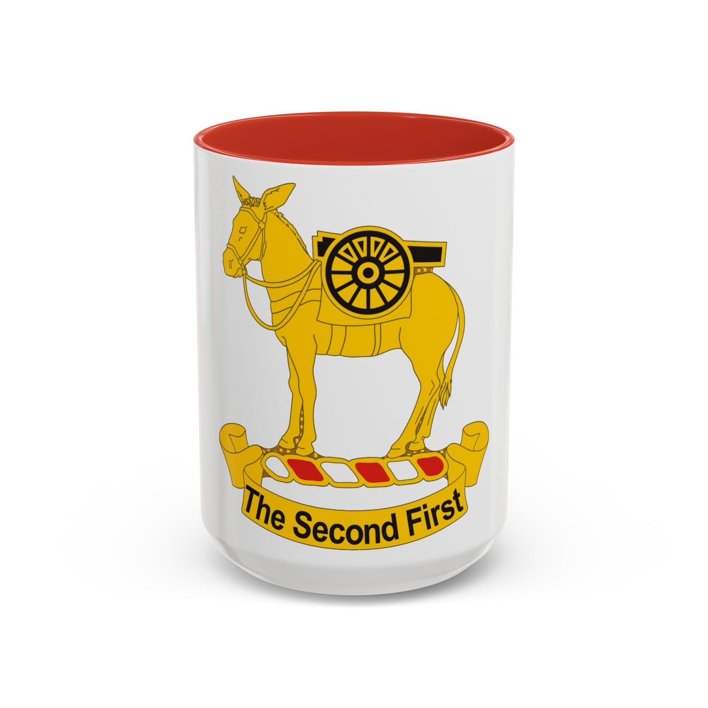 2nd Field Artillery Regiment (U.S. Army) Accent Coffee Mug