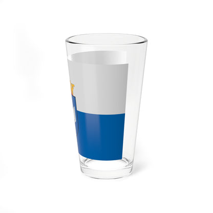 Flag of Sajtoskal (Hungary) Pint Glass 16oz