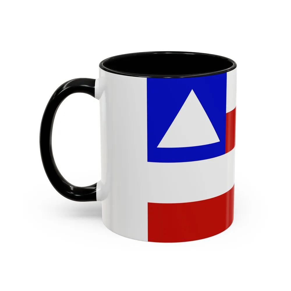 Flag of Bahia Brazil - Accent Coffee Mug-Go Mug Yourself