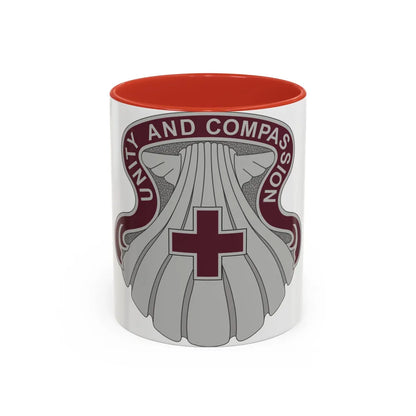 334 Medical Group (U.S. Army) Accent Coffee Mug-11oz-Red-Go Mug Yourself