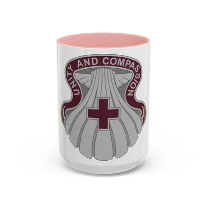 334 Medical Group (U.S. Army) Accent Coffee Mug-15oz-Pink-Go Mug Yourself