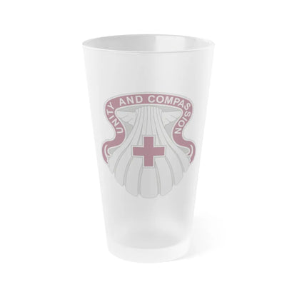 334 Medical Group (U.S. Army) Frosted Pint Glass 16oz-Go Mug Yourself