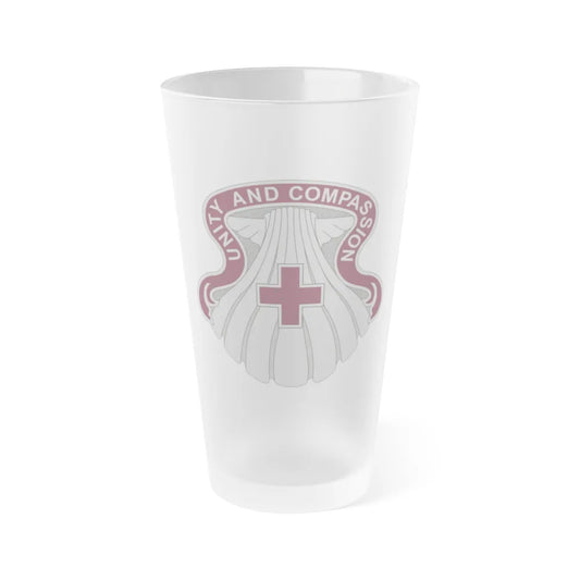 334 Medical Group (U.S. Army) Frosted Pint Glass 16oz-Go Mug Yourself