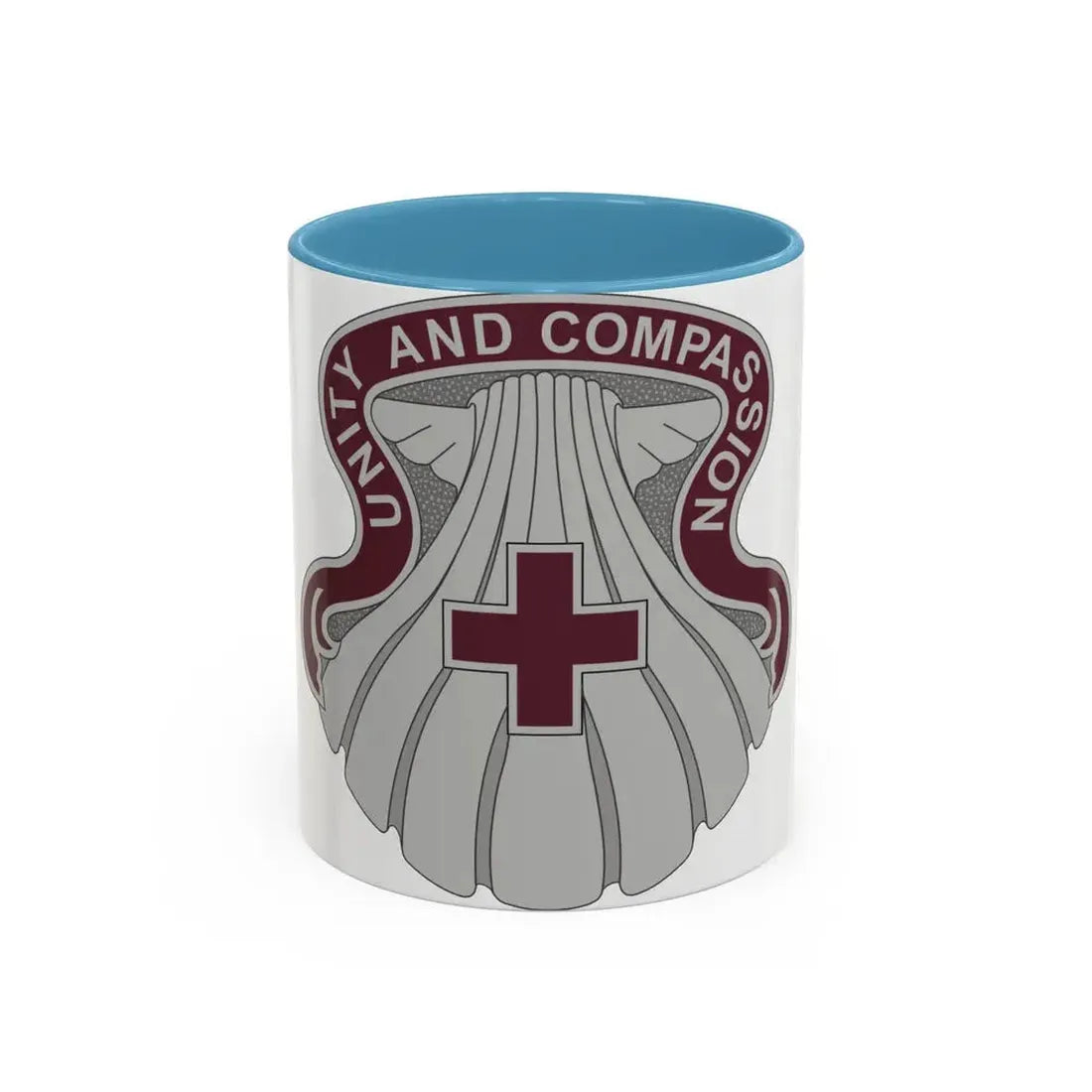 334 Medical Group (U.S. Army) Accent Coffee Mug 11oz Light Blue - Go Mug Yourself
