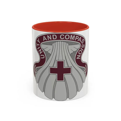 334 Medical Group (U.S. Army) Accent Coffee Mug 11oz Red - Go Mug Yourself