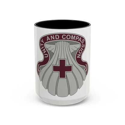 334 Medical Group (U.S. Army) Accent Coffee Mug 15oz Black - Go Mug Yourself