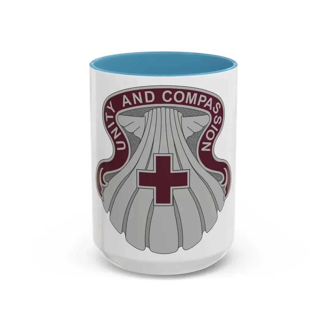 334 Medical Group (U.S. Army) Accent Coffee Mug 15oz Light Blue - Go Mug Yourself