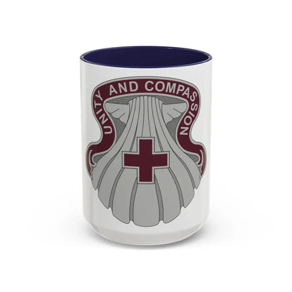 334 Medical Group (U.S. Army) Accent Coffee Mug 15oz Navy - Go Mug Yourself