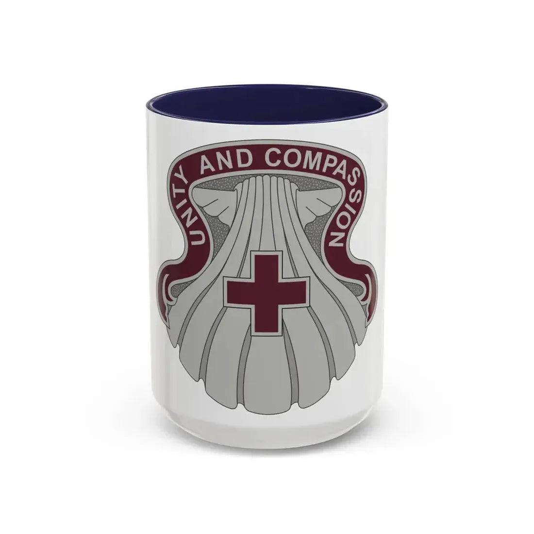 334 Medical Group (U.S. Army) Accent Coffee Mug 15oz Navy - Go Mug Yourself