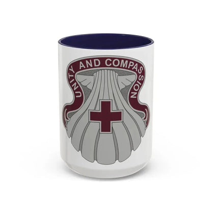334 Medical Group (U.S. Army) Accent Coffee Mug 15oz Navy - Go Mug Yourself