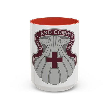 334 Medical Group (U.S. Army) Accent Coffee Mug 15oz Red - Go Mug Yourself
