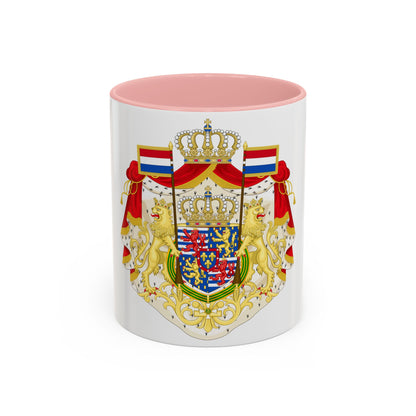 Greater coat of arms of the Grand Duke of Luxembourg (2000) - Accent Coffee Mug