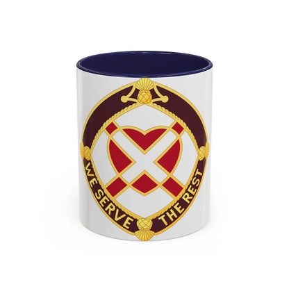 3343 US Hospital (U.S. Army) Accent Coffee Mug-11oz-Navy-Go Mug Yourself