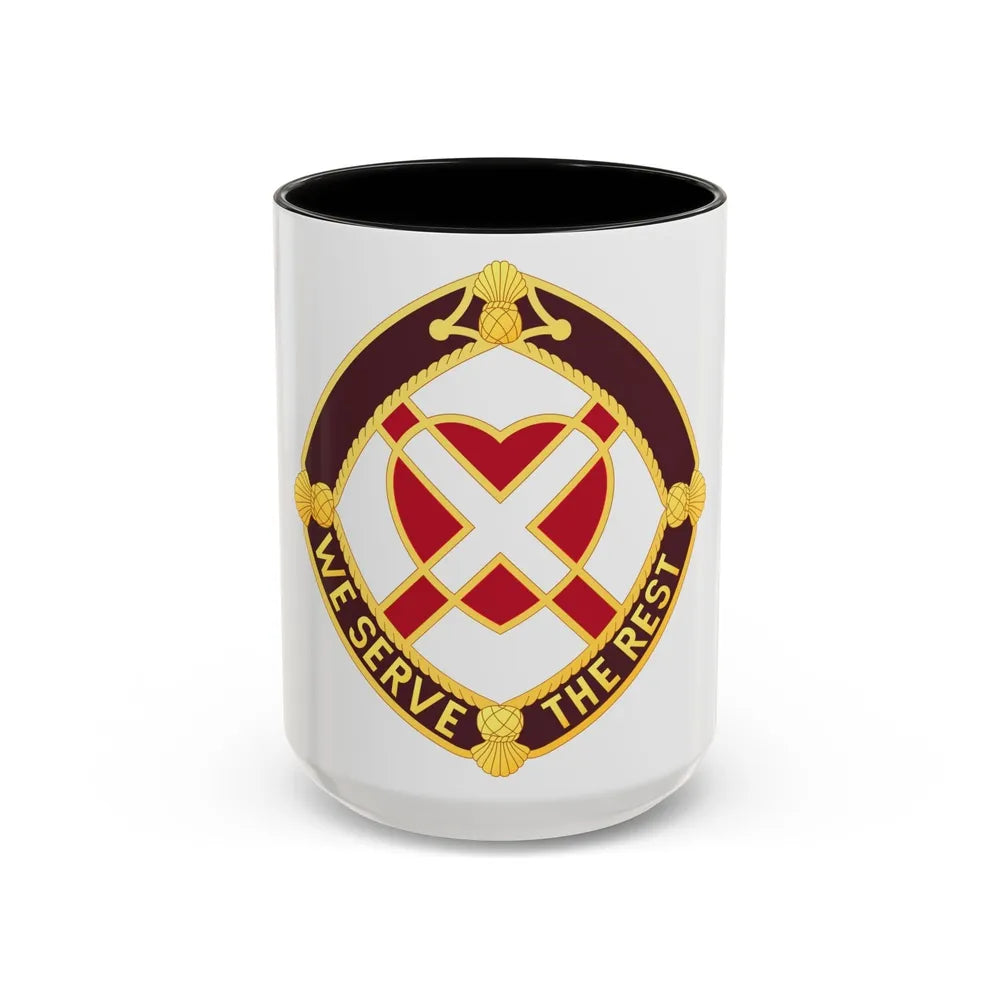 3343 US Hospital (U.S. Army) Accent Coffee Mug-15oz-Black-Go Mug Yourself