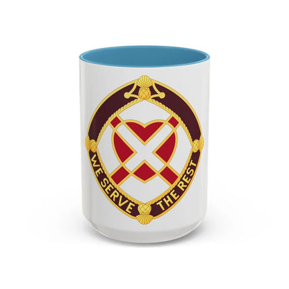 3343 US Hospital (U.S. Army) Accent Coffee Mug-15oz-Light Blue-Go Mug Yourself