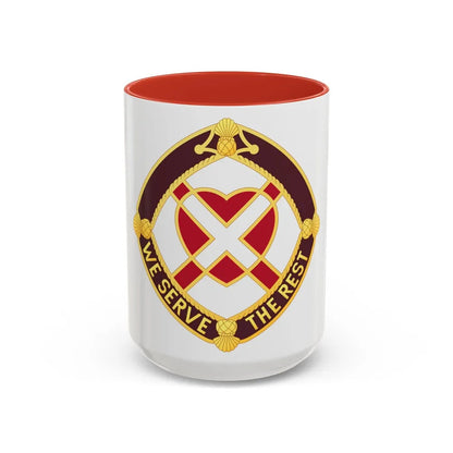 3343 US Hospital (U.S. Army) Accent Coffee Mug-15oz-Red-Go Mug Yourself