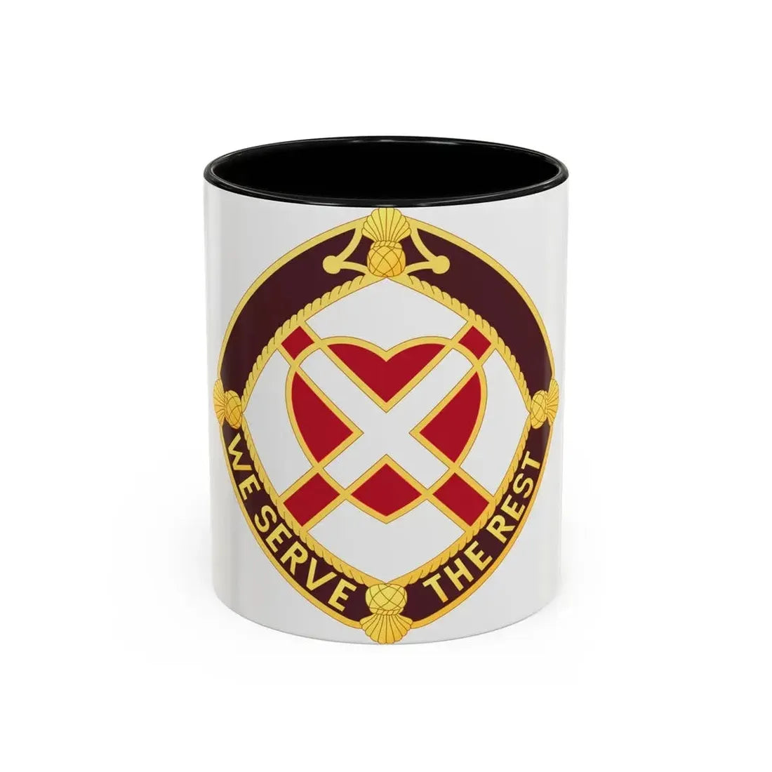 3343 US Hospital (U.S. Army) Accent Coffee Mug 11oz Black - Go Mug Yourself