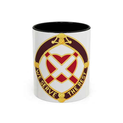 3343 US Hospital (U.S. Army) Accent Coffee Mug 11oz Black - Go Mug Yourself