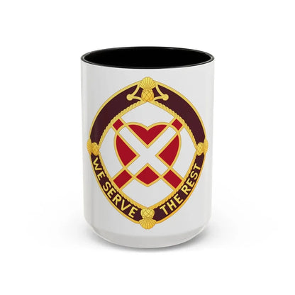 3343 US Hospital (U.S. Army) Accent Coffee Mug 15oz Black - Go Mug Yourself