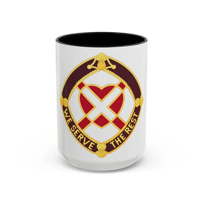 3343 US Hospital (U.S. Army) Accent Coffee Mug 15oz Black - Go Mug Yourself