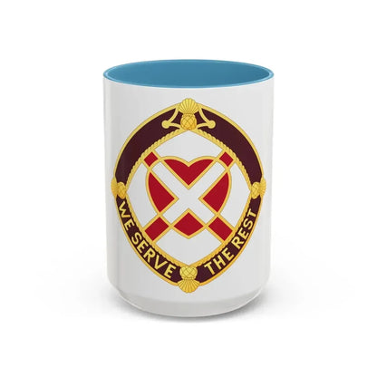 3343 US Hospital (U.S. Army) Accent Coffee Mug 15oz Light Blue - Go Mug Yourself