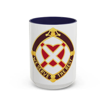 3343 US Hospital (U.S. Army) Accent Coffee Mug 15oz Navy - Go Mug Yourself