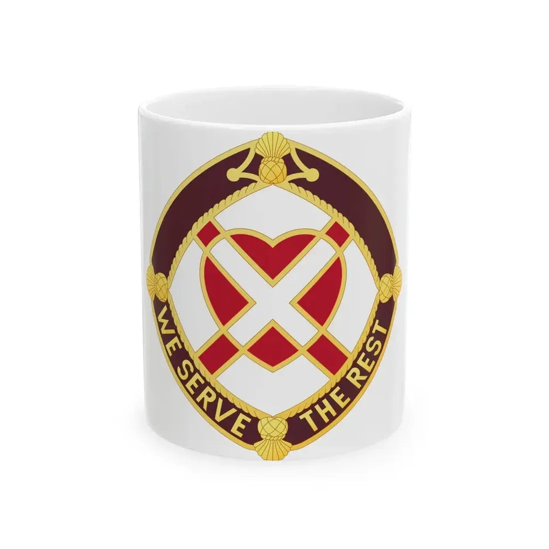 3343 US Hospital (U.S. Army) White Coffee Mug 11oz - Go Mug Yourself