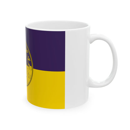 Flag of Nakhon Si Thammarat Province Thailand - White Coffee Mug-Go Mug Yourself